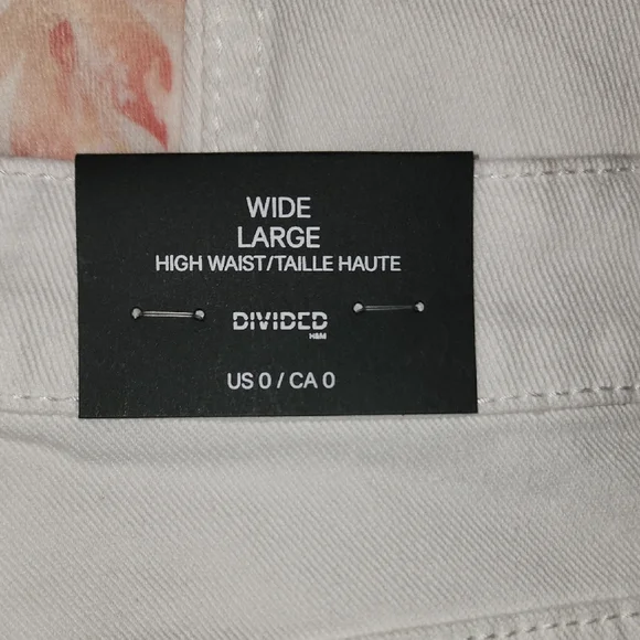 Stylish White Wide-Leg Pants - Picture 8 of 8